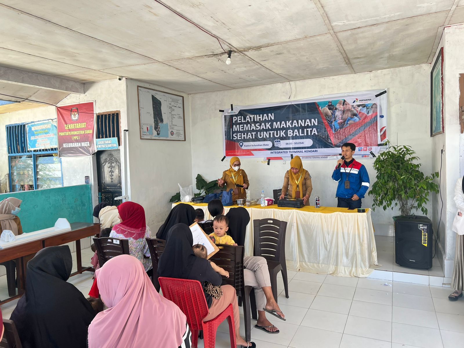 Wujudkan Generasi Sehat, Pertamina Patra Niaga Sulawesi IT Kendari Gelar Program Gizi Mata Seimbang di Kelurahan Mata