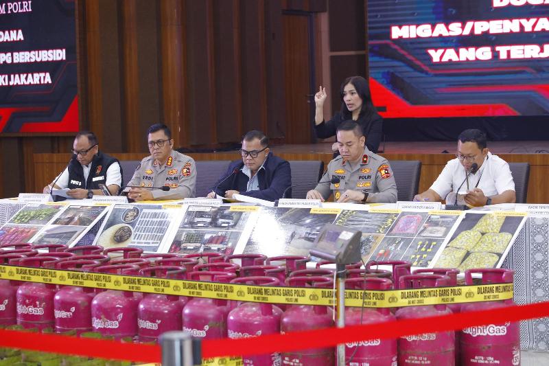 Bareskrim Polri Ringkus Sindikat Oplosan Gas Elpiji di Jakarta, Kerugian Negara Belasan Miliar Rupiah