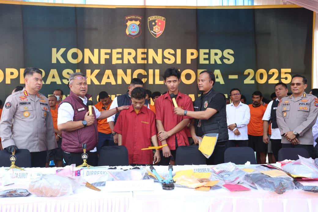 Tim Jatanras Polda Sumut Ringkus Dua Pelaku Begal Pegawai Imigrasi Bandara Kualanamu