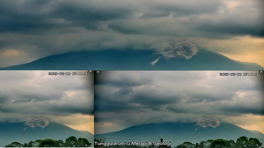 Rekaman CCTV BPPTKG Yogyakarta, Detik-Detik Gunung Merapi Luncurkan Awan Panas Guguran